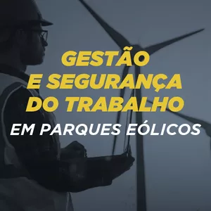 Imagem de capa para o Curso online Gestão e Segurança do Trabalho em Parques Eólicos