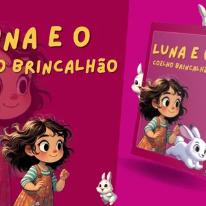 Imagem de capa para o Ebook Luna e o coelho brincalhão