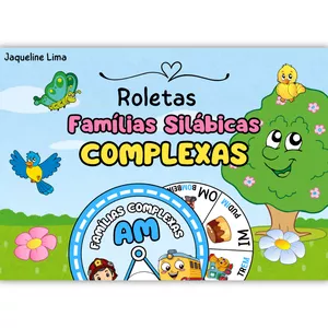 Imagem de capa para o Ebook ROLETAS DAS FAMÍLIAS SILÁBICAS COMPLEXAS
