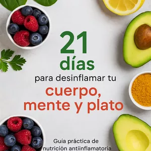 Imagen de portada para Curso online 21 días para desinflamar tu cuerpo, mente y plato