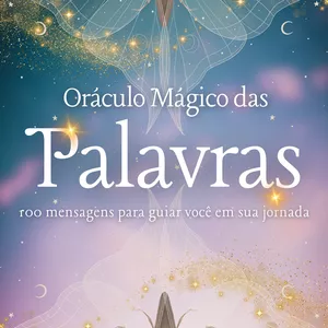 Imagem de capa para o Ebook Oráculo Mágico das Palavras - 100 mensagens para guiar você em sua jornada