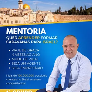 Imagem de capa para o Curso online ORGANIZAR CARAVANAS PARA LEVAR A ISRAEL