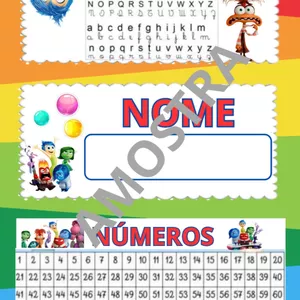 Imagem de capa para o Curso online *CRACHÁ DE MESA TEMA DIVERTIDAMENTE*   