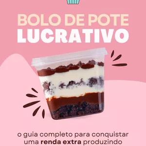 Imagem de capa para o Ebook Bolo de pote de sucesso!!!😃