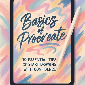 Cover image for Ebook Basics of Procreate – 10 Essential Tips to Start Drawing with Confidence