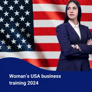 Imagem de capa para o Curso online Woman’s USA business training 2024