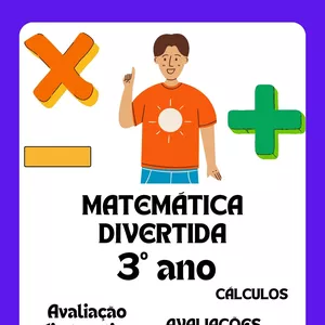 Imagem de capa para o Ebook MATEMÁTICA DIVERTIDA DE 3º ANO