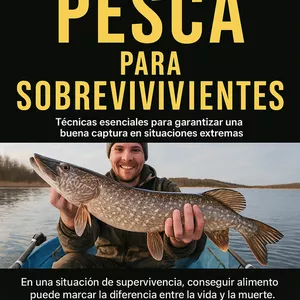 Imagen de portada para Ebook “Pesca Salvaje” - Guía de Pesca de Supervivencia sin Equipamiento
