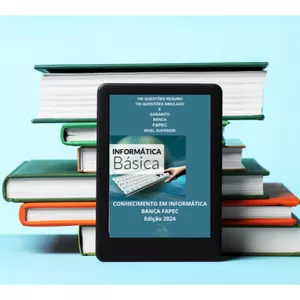 Imagem de capa para o Ebook 100 Questões de Informatica Banca Fapec. Nivel Superior