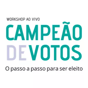 Imagem de capa para o Evento online Workshop Campeão de votos - o passo a passo para ser eleito.