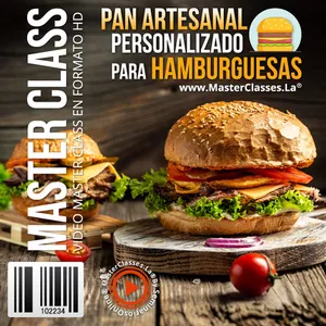 Imagen de portada para Curso online Pan Artesanal Personalizado para Hamburguesas