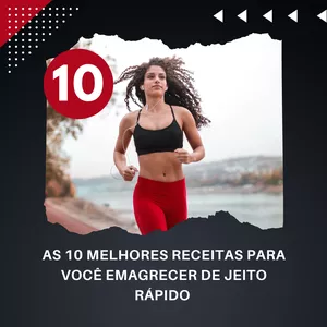 Imagem de capa para o Ebook Curso emagrecimento top 10