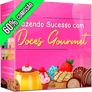 Imagem de capa para o Curso online Fazendo Sucesso com Doces Gourmet