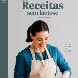 Imagem de capa para o Ebook Receitas sem Lactose