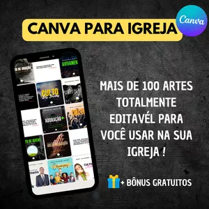 Imagem do curso CANVA PARA IGREJA