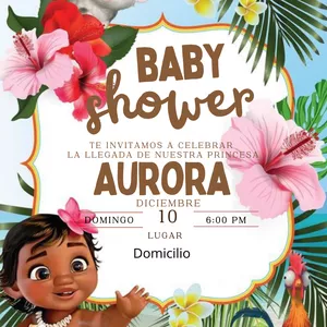 Imagen de portada para Ebook invitación editable baby shower