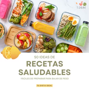 Imagen de portada para Ebook 50 Recetas Saludables para Bajar de Peso