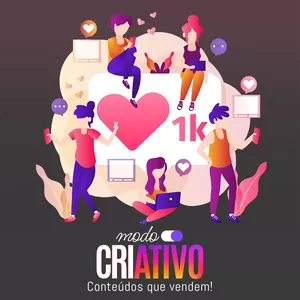 Imagem de capa para o Curso online Modo Criativo - Grave vídeos do ZERO!