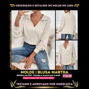 Imagem de capa para o Curso online ✨[Molde em PDF] - Blusa Martha. ID 3668393 [P ao G5]✨