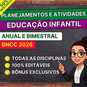 Imagem do curso Planejamentos e Atividades - Educação Infantil - BNCC 2026