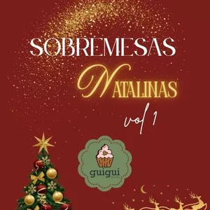 Imagem de capa para o Ebook E-book Sobremesas Natalinas vol 1