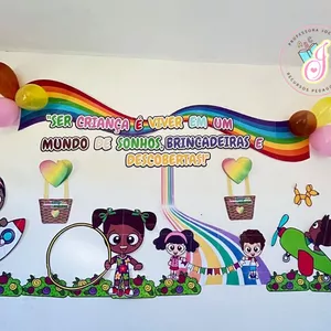 Imagem de capa para o Ebook 🍭Painel Dia das crianças