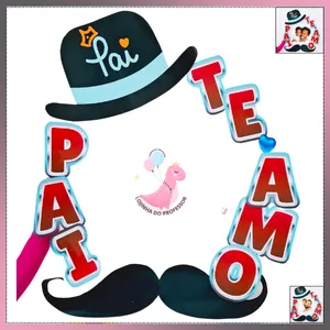 Imagem de capa para o Ebook MOLDURA- BAMBOLÊ PARA FOTO- DIA DOS PAIS 