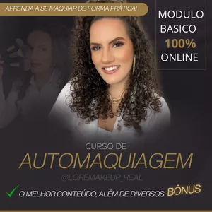 Imagem do curso Curso de Automaquiagem - modulo básico