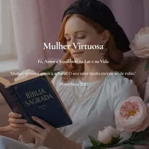 Imagem de capa para o Ebook Mulher Virtuosa – Fé, Amor e Equilíbrio no Lar e na Vida