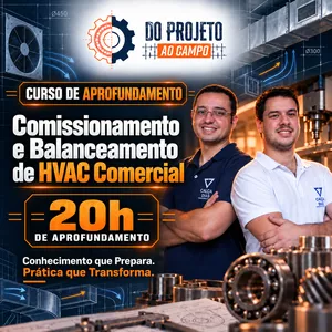 Imagem do curso CURSO BALANCEAMENTO E COMISSIONAMENTO DE HVAC COMERCIAL