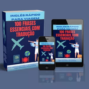 Imagem de capa para o Ebook Inglês Rápido para Viagem