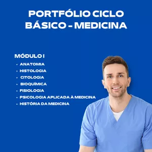 Imagem de capa para o Curso online Portfólio Ciclo Básico Medicina - Módulo I