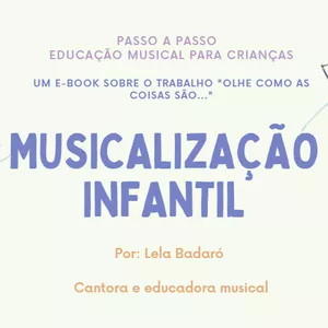 Imagem de capa para o Ebook E-BOOK MUSICALIZAÇÃO INFANTIL