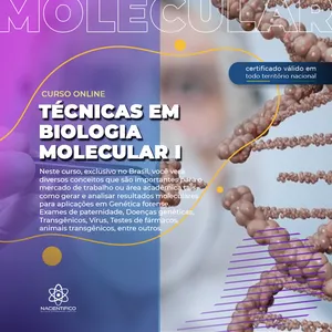 Imagem de Técnicas em Biologia Molecular I criado por Núcleo de Aprimoramento Cientifico na hotmart