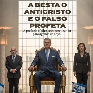 Imagem de capa para o Curso online Aula sobre o e-Book; A besta, o Anticristo e o falso profeta