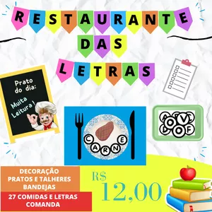 Imagem de capa para o Ebook Restaurante das Letras