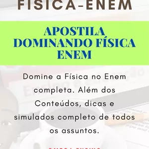 Imagem de capa para o Ebook Apostila Física Enem completa - Omega Ensino e Educação