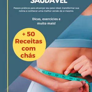 Imagem de capa para o Ebook Emagrecimento saudável