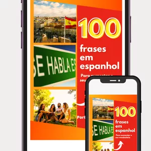 Imagem de capa para o Ebook 100 Frases em Espanhol