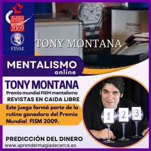 Imagen de portada para Curso online Mentalismo con Tony Montana