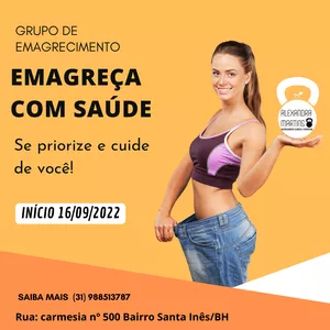 Imagem de capa para o Evento presencial GRUPO DE EMAGRECIMENTO SAUDÁVEL -  PRESENCIAL