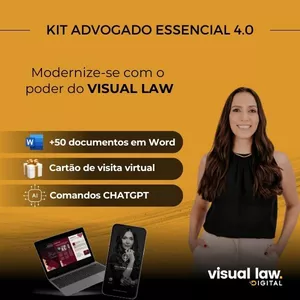 Imagem de capa para o Curso online Kit Advogado Essencial em Visual Law 4.0