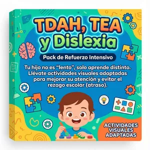 Imagen de portada para Ebook 🧩 PACK DE REFUERZO NEURO-ADAPTADO (TDAH/TEA/APOYO)