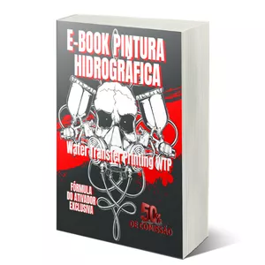 Imagem de capa para o Ebook  E-book de Pintura Hidrográfica WTP
