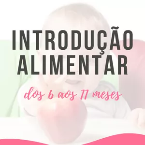 Imagem de capa para o Ebook Introdução Alimentar - Dos 6 aos 11 meses