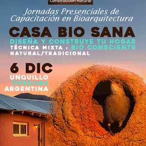 Imagen de portada para Curso online CASA BIO SANA: Técnica Mixta-Natural Tradicional.  CÓRDOBA - 6 DIC.