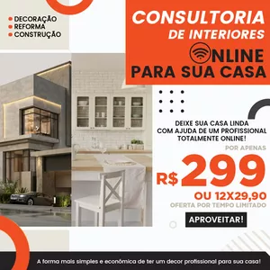Imagem de capa para o Serviço online Consultoria de Interiores Online