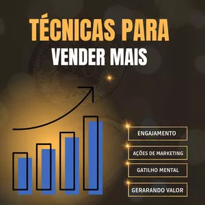 Imagem de capa para o Ebook TÉCNICAS PARA VENDER MAIS 