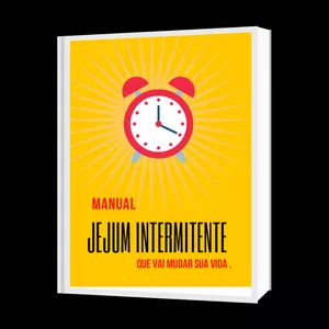 Imagem de capa para o Ebook Manual do Jejum Intermitente.