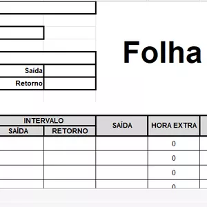 Imagem de capa para o Curso online Planilha Folha de Ponto